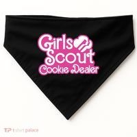 Scout Cookie Dealer Women Funny USA-Made Doggie Bandana thumb 0