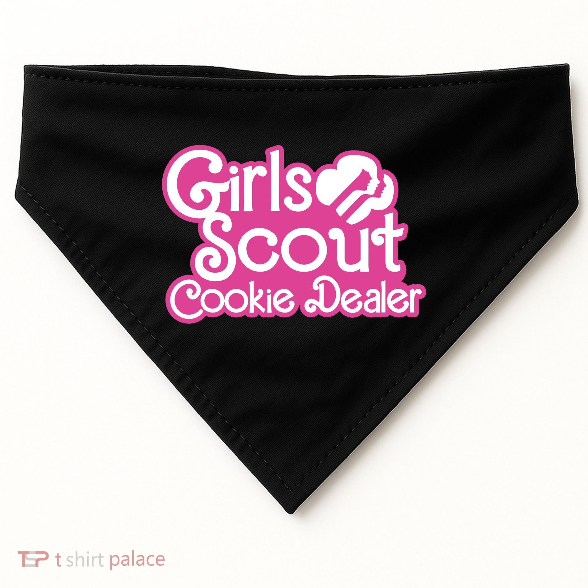 Scout Cookie Dealer Women Funny USA-Made Doggie Bandana