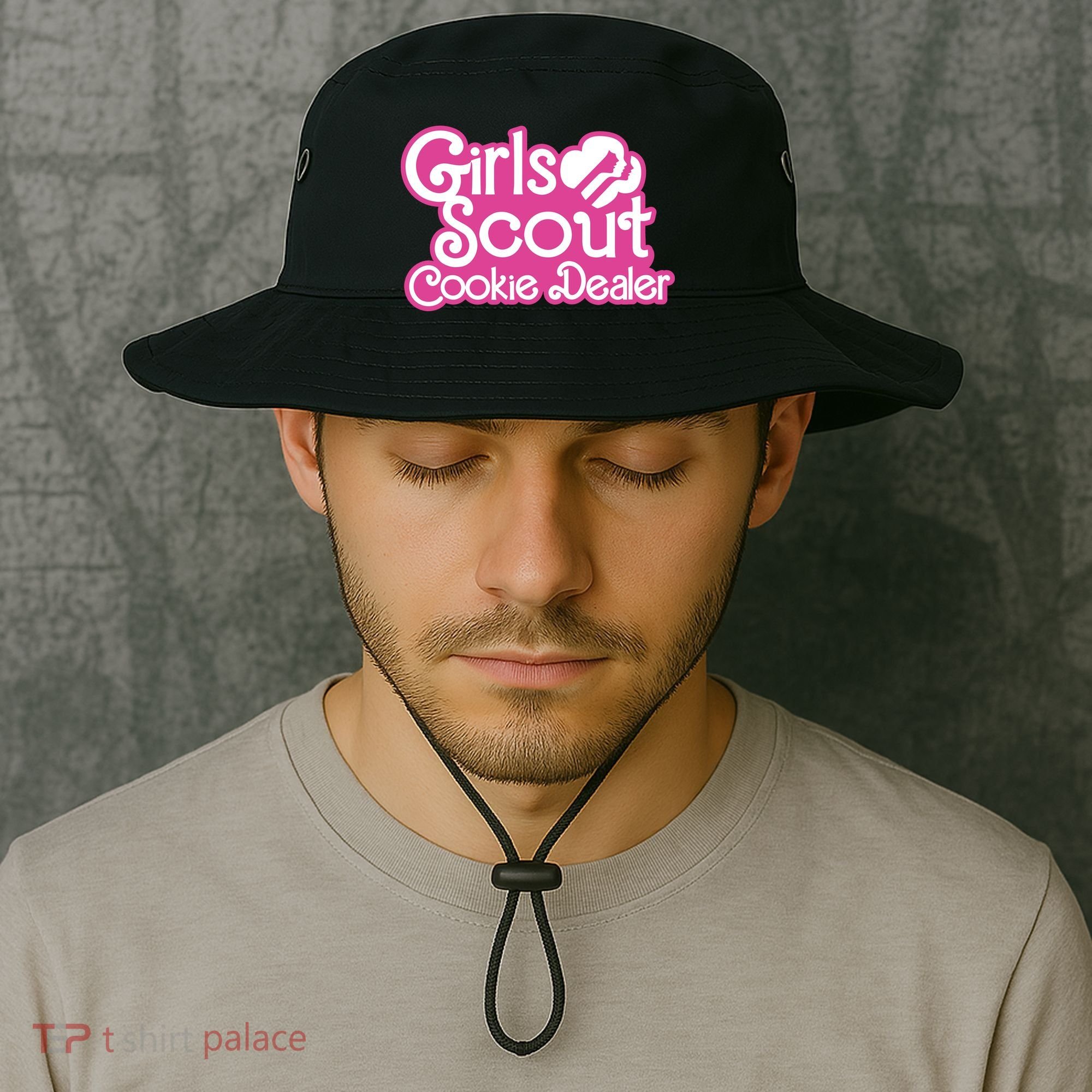 Scout Cookie Dealer Women Funny Bucket Hat