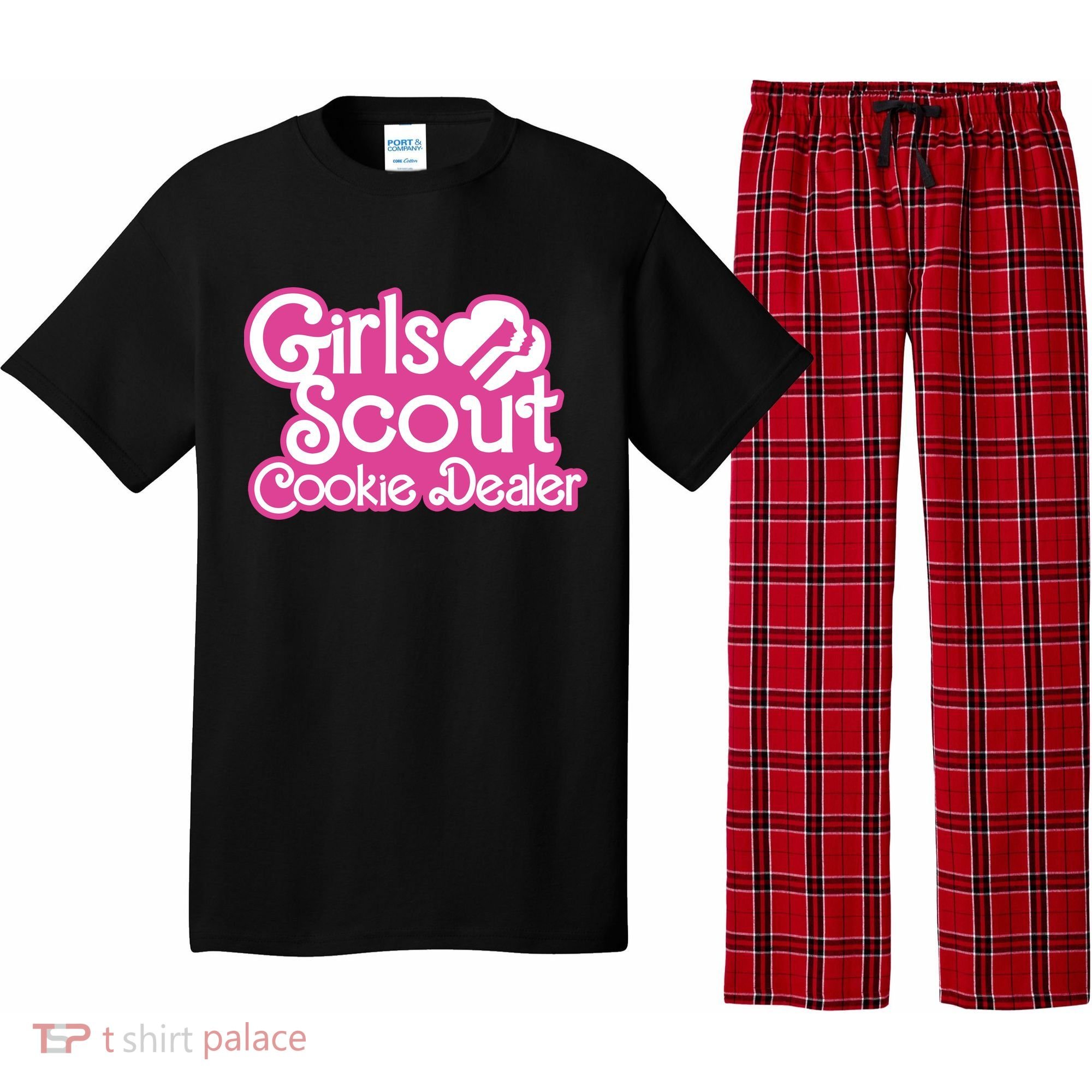 Scout Cookie Dealer Women Funny Pajama Set
