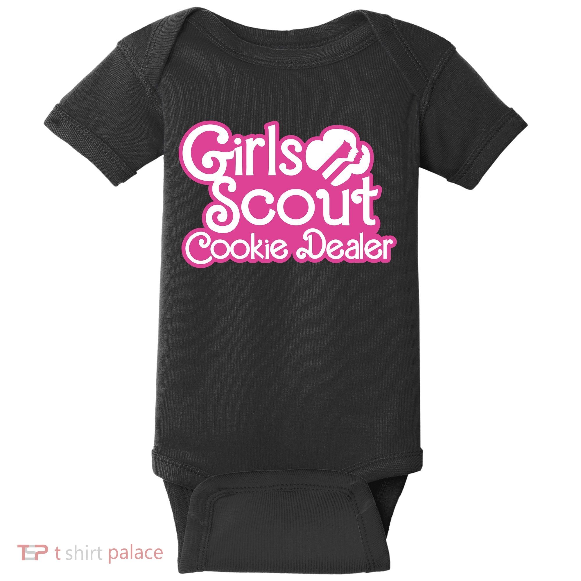 Scout Cookie Dealer Women Funny Baby Bodysuit
