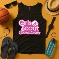 Scout Cookie Dealer Women Funny Tank Top thumb 4