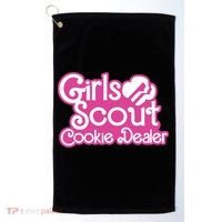 Scout Cookie Dealer Women Funny Golf Towel thumb 0