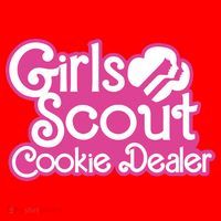 Scout Cookie Dealer Women Funny Santa Hat thumb 1