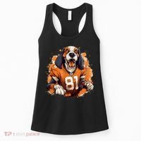 Smokey Coonhound Dog Tennessee Orange Football Game Day Women's Tank Top thumb 0