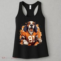 Smokey Coonhound Dog Tennessee Orange Football Game Day Women's Tank Top thumb 3