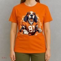 Smokey Coonhound Dog Tennessee Orange Football Game Day T-Shirt thumb 4
