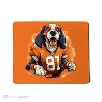 Smokey Coonhound Dog Tennessee Orange Football Game Day Mousepad thumb 0