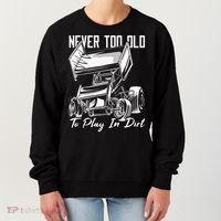 SPRINT CAR DIRT TRACK RACING Play In Dirt Women's Sweatshirt thumb 0