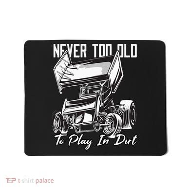 SPRINT CAR DIRT TRACK RACING Play In Dirt Mousepad