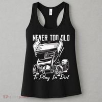 SPRINT CAR DIRT TRACK RACING Play In Dirt Women's Tank Top thumb 3