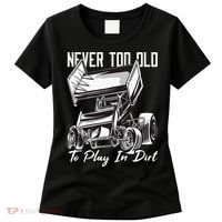 SPRINT CAR DIRT TRACK RACING Play In Dirt Women's T-Shirt thumb 0