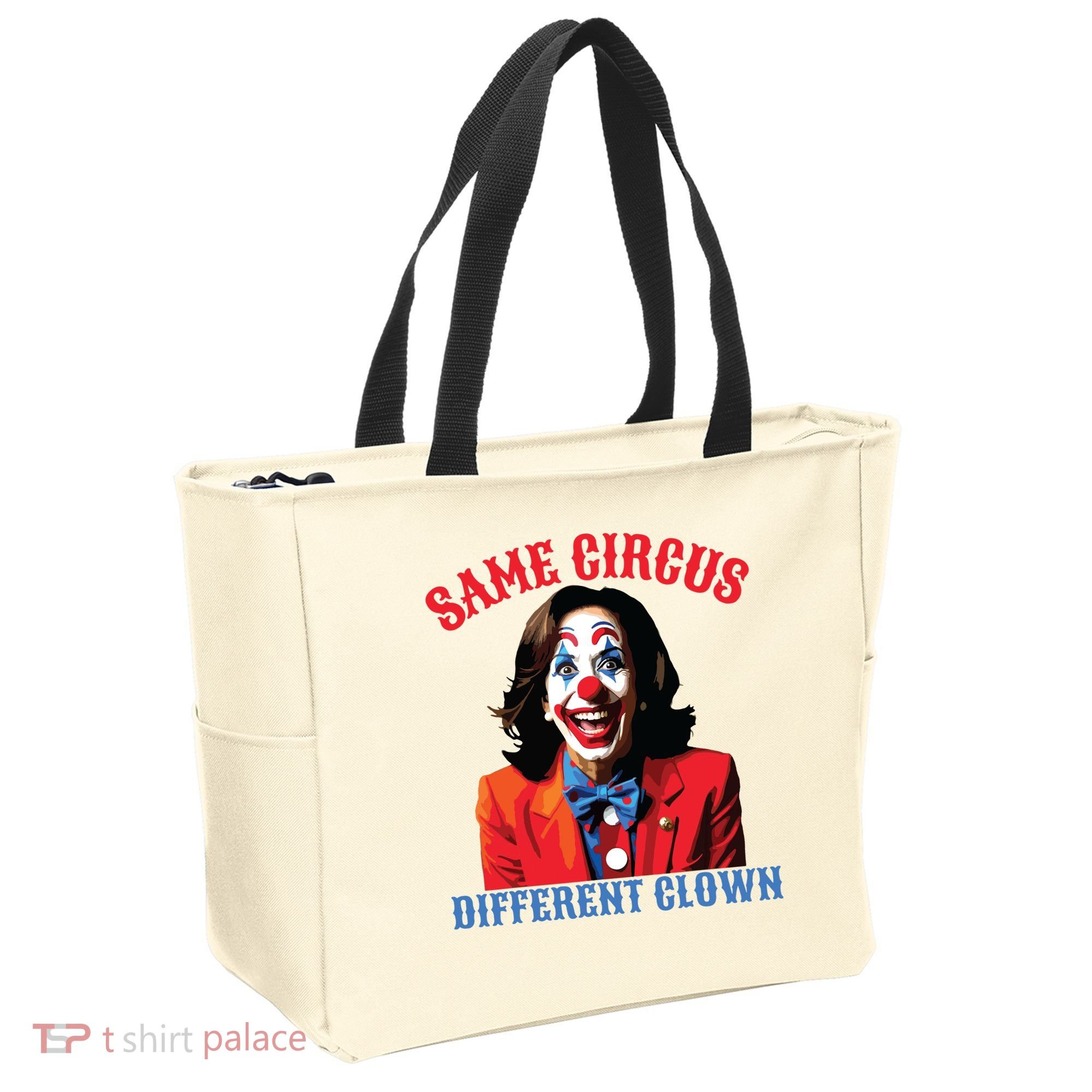Same Circus Different Clown Funny Kamala Clown 2024 Tote Bag