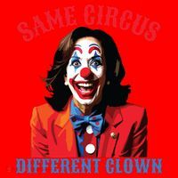 Same Circus Different Clown Funny Kamala Clown 2024 Santa Hat thumb 1