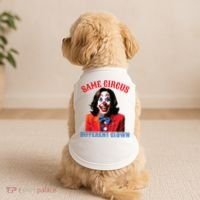 Same Circus Different Clown Funny Kamala Clown 2024 Doggie Tank thumb 2