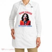 Same Circus Different Clown Funny Kamala Clown 2024 Apron thumb 2