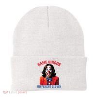 Same Circus Different Clown Funny Kamala Clown 2024 Beanie thumb 0