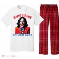 Same Circus Different Clown Funny Kamala Clown 2024 Pajama Set thumb 0