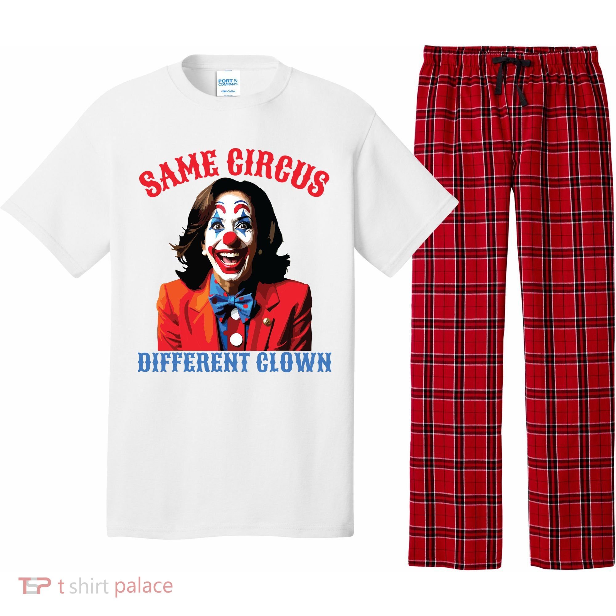 Same Circus Different Clown Funny Kamala Clown 2024 Pajama Set