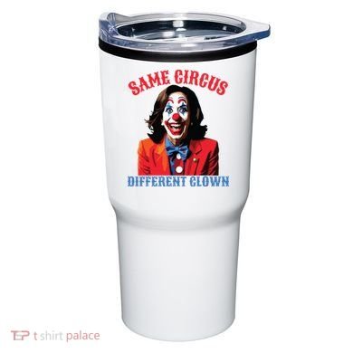 Same Circus Different Clown Funny Kamala Clown 2024 Tumbler