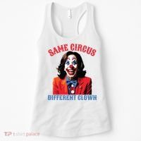 Same Circus Different Clown Funny Kamala Clown 2024 Women's Tank Top thumb 0