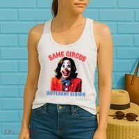 Same Circus Different Clown Funny Kamala Clown 2024 Women's Tank Top thumb 2