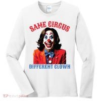 Same Circus Different Clown Funny Kamala Clown 2024 Women's Long Sleeve Shirt thumb 0