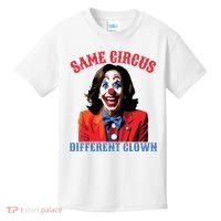 Same Circus Different Clown Funny Kamala Clown 2024 Kids T-Shirt thumb 0