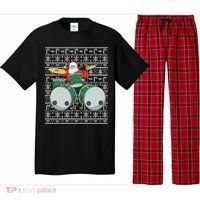 Santa Claus Drummer Drums Percussionist Percussion Christmas Gift Pajama Set thumb 0