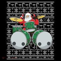Santa Claus Drummer Drums Percussionist Percussion Christmas Gift Women's Hoodie thumb 2