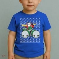 Santa Claus Drummer Drums Percussionist Percussion Christmas Gift Toddler T-Shirt thumb 2