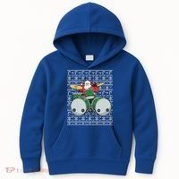 Santa Claus Drummer Drums Percussionist Percussion Christmas Gift Kids Hoodie thumb 0