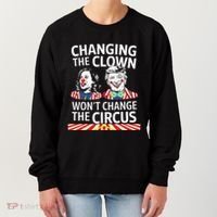 Same Circus Different Clown Political Kamala And Trump Women's Sweatshirt thumb 0