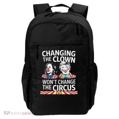 Same Circus Different Clown Political Kamala And Trump Backpack