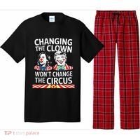 Same Circus Different Clown Political Kamala And Trump Pajama Set thumb 0
