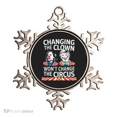 Same Circus Different Clown Political Kamala And Trump Ornament