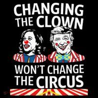 Same Circus Different Clown Political Kamala And Trump Ornament thumb 1