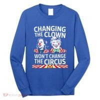 Same Circus Different Clown Political Kamala And Trump Long Sleeve Shirt thumb 0