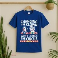Same Circus Different Clown Political Kamala And Trump T-Shirt thumb 2