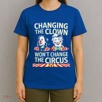 Same Circus Different Clown Political Kamala And Trump T-Shirt thumb 4