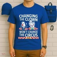Same Circus Different Clown Political Kamala And Trump T-Shirt thumb 6