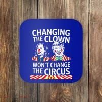 Same Circus Different Clown Political Kamala And Trump Coaster thumb 0