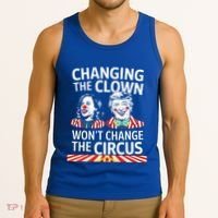 Same Circus Different Clown Political Kamala And Trump Tank Top thumb 3
