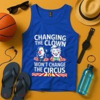 Same Circus Different Clown Political Kamala And Trump Tank Top thumb 4