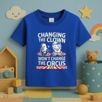 Same Circus Different Clown Political Kamala And Trump Toddler T-Shirt thumb 3