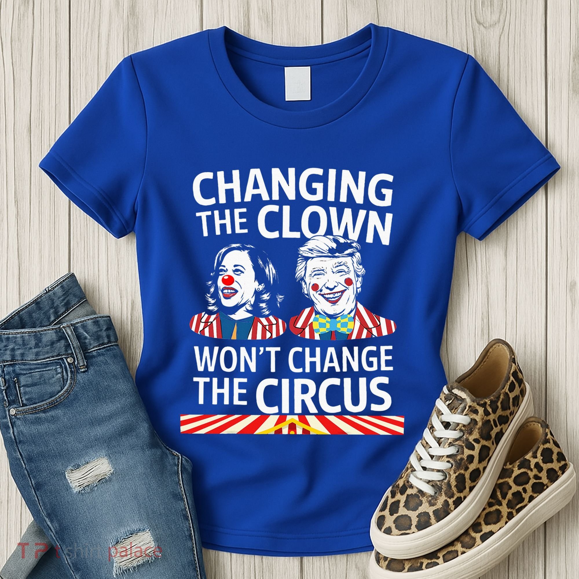 Same Circus Different Clown Political Kamala And Trump Women's T-Shirt