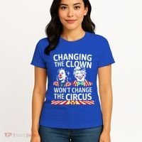 Same Circus Different Clown Political Kamala And Trump Women's T-Shirt thumb 4
