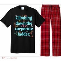Start Climbing Down The Corporate Ladder Pajama Set thumb 0