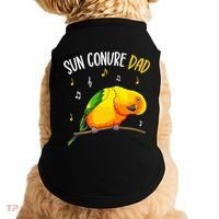 Sun Conure Dad Funny Parrot Bird Lover Doggie Tank thumb 0