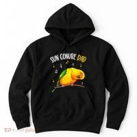 Sun Conure Dad Funny Parrot Bird Lover Hoodie thumb 0